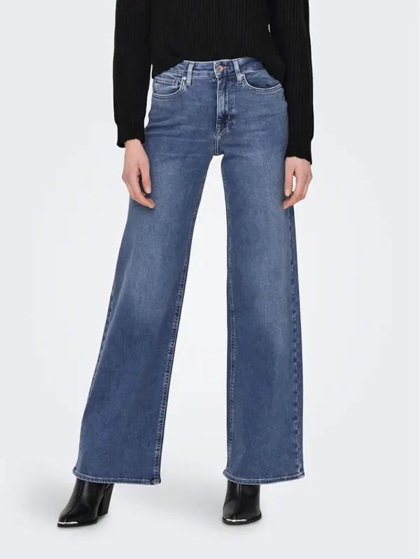 Only ONLY Traperice Madison 15282980 Plava Wide Leg