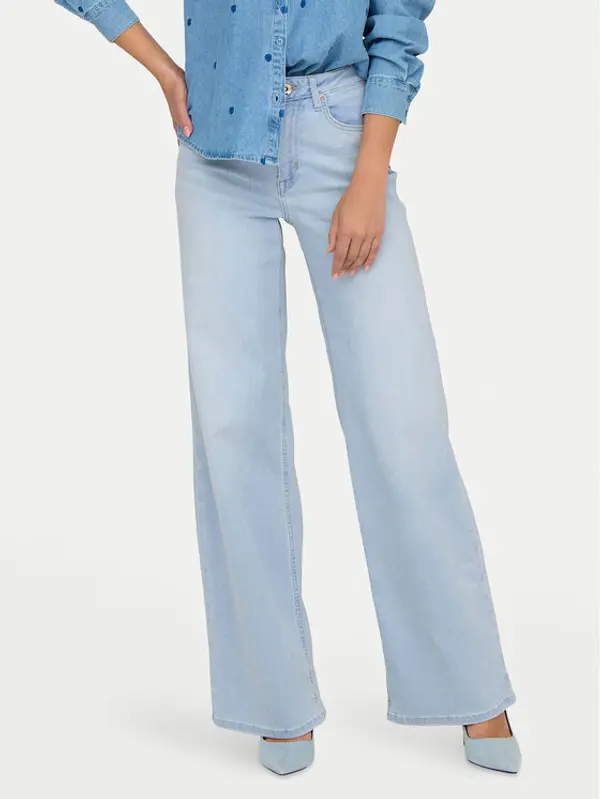 Only ONLY Traperice Madison 15338289 Svijetloplava Wide Leg