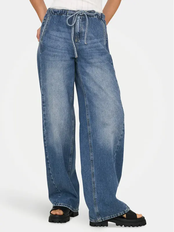 Only ONLY Traperice Pennie 15359088 Plava Wide Leg