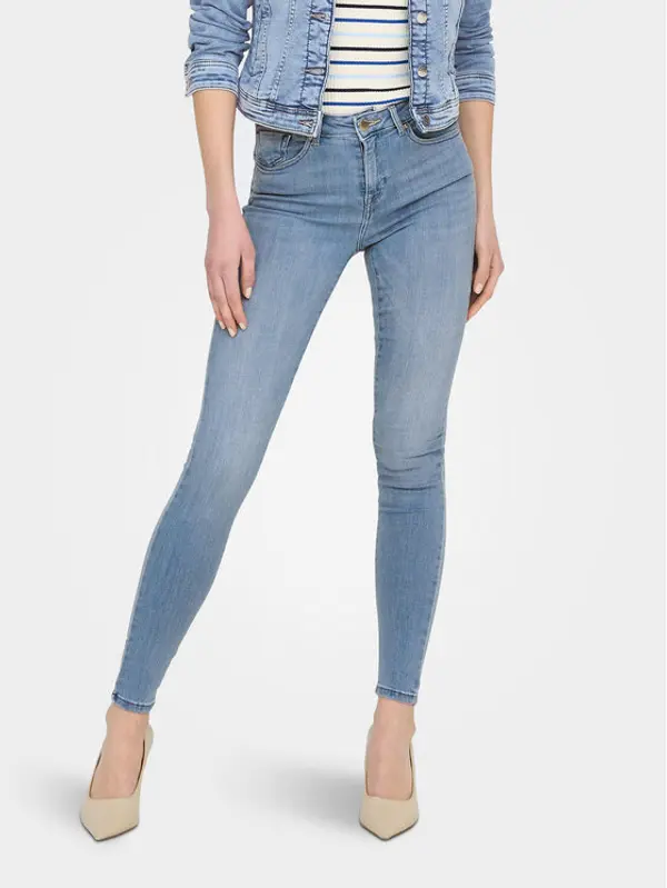 Only ONLY Traperice Power 15228584 Plava Skinny Fit