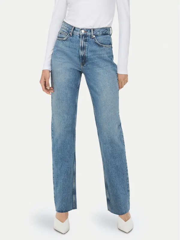 Only ONLY Traperice Riley 15315031 Plava Straight Fit