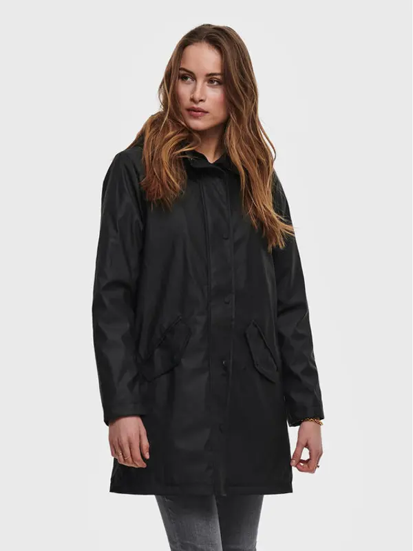 Only ONLY Vodootporna jakna Sally 15206116 Crna Regular Fit