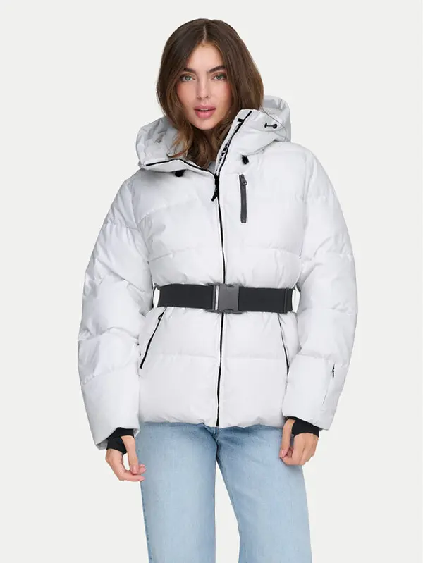 Only ONLY Zimska jakna Harper 15352040 Bijela Regular Fit
