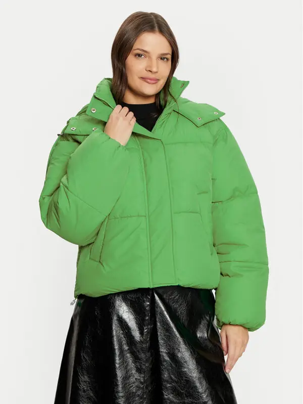 Only ONLY Zimska jakna Hope 15322013 Zelena Regular Fit