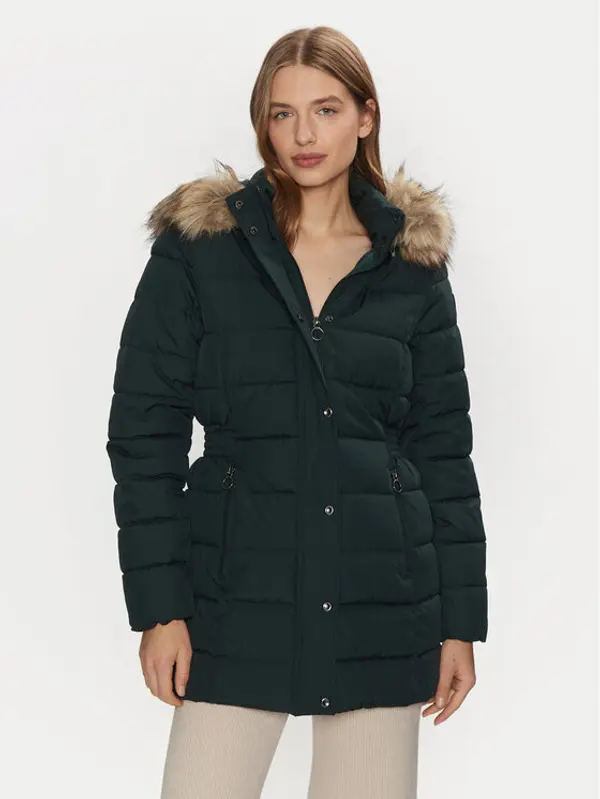 Only ONLY Zimska jakna New Luna 15304781 Zelena Regular Fit