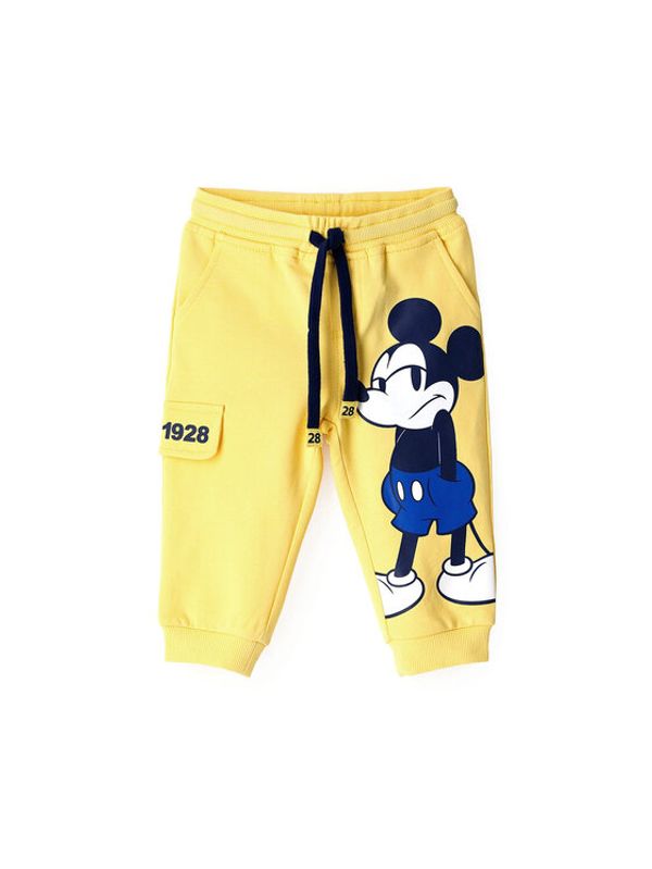 Original Marines Original Marines Donji dio trenerke Myszka Miki DDPV0217NM Žuta Regular Fit
