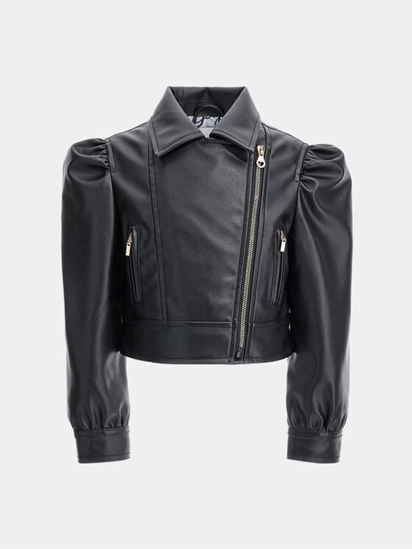 Original Marines Original Marines Jakna od imitacije kože DEP3099F Crna Slim Fit