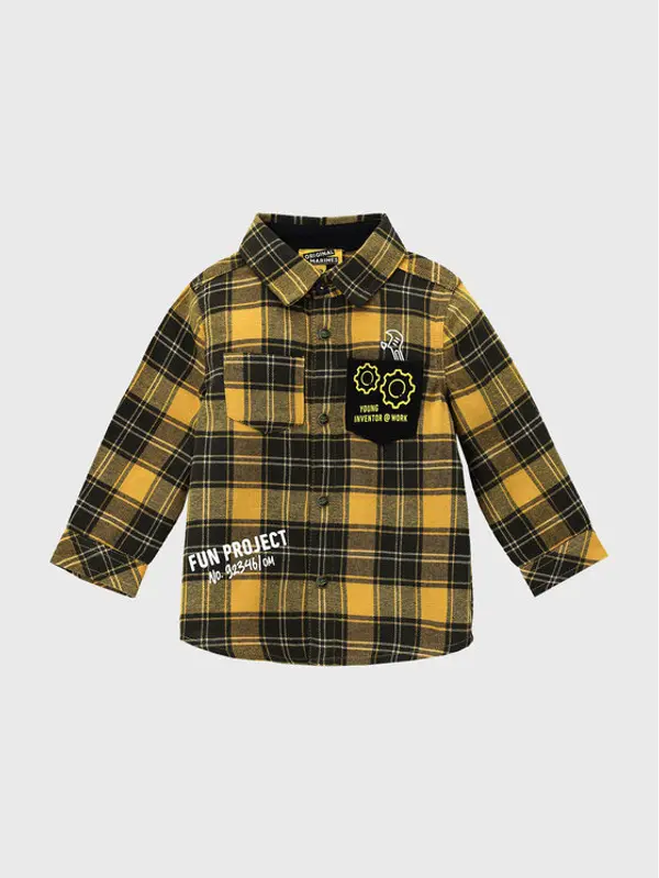 Original Marines Original Marines Košulja DCA0709NM Žuta Regular Fit