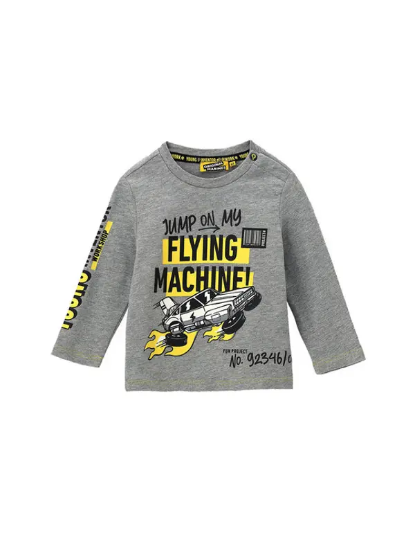 Original Marines Original Marines Majica DCA0704NM Siva Regular Fit