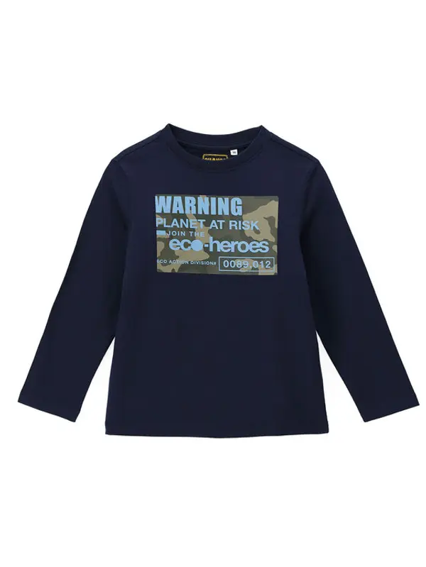 Original Marines Original Marines Majica DCA2682B Tamnoplava Regular Fit
