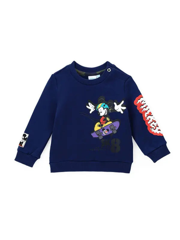 Original Marines Original Marines Majica dugih rukava DISNEY DCAV0636NM Tamnoplava Regular Fit