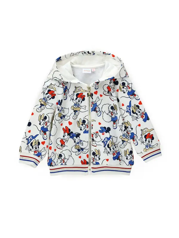 Original Marines Original Marines Majica dugih rukava DISNEY DCAV1438NF Bijela Regular Fit