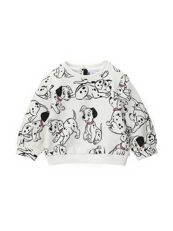 Original Marines Original Marines Majica dugih rukava DISNEY DCAV1543NF Écru Regular Fit