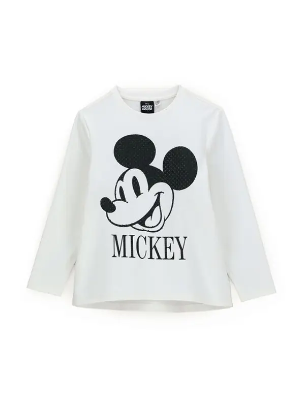 Original Marines Original Marines Majica MICKEY MOUSE DCAV3521F Bijela Regular Fit