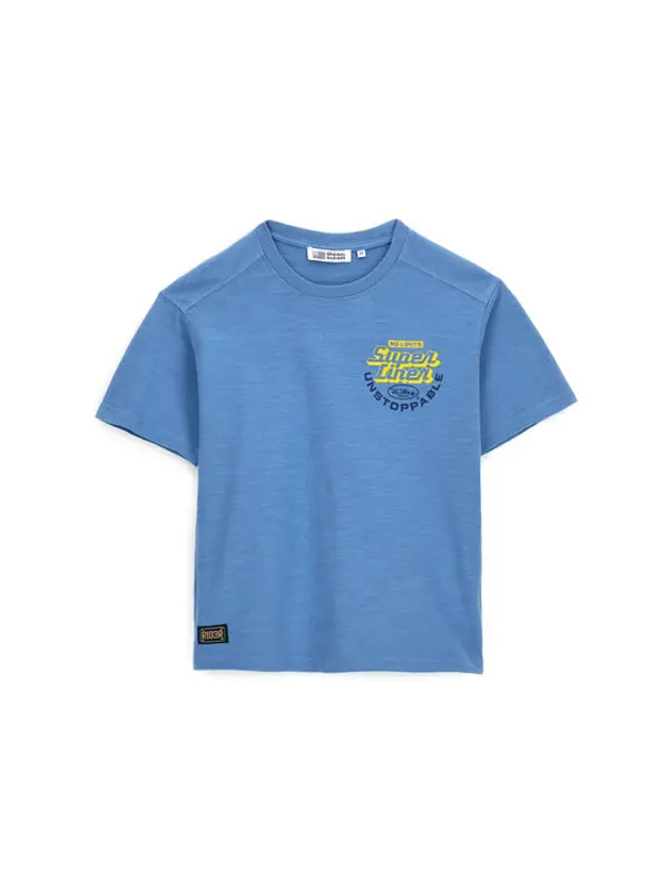 Original Marines Original Marines T-shirt DFP4197YM Plava Regular Fit