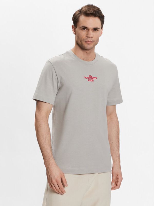 Outhorn Outhorn T-shirt TTSHM451 Siva Regular Fit