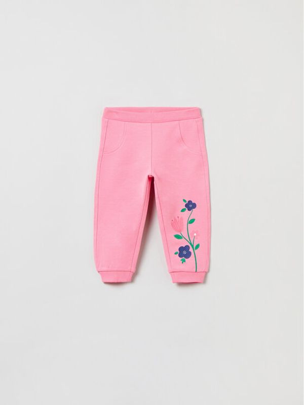 OVS OVS Donji dio trenerke 1621588 Ružičasta Regular Fit