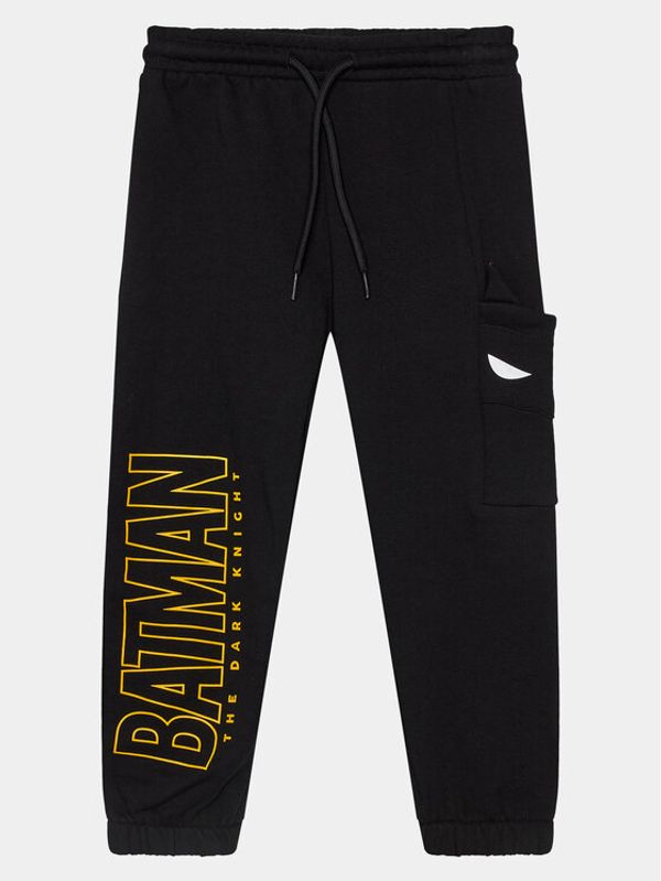 OVS OVS Donji dio trenerke BATMAN 1889204 Crna Regular Fit