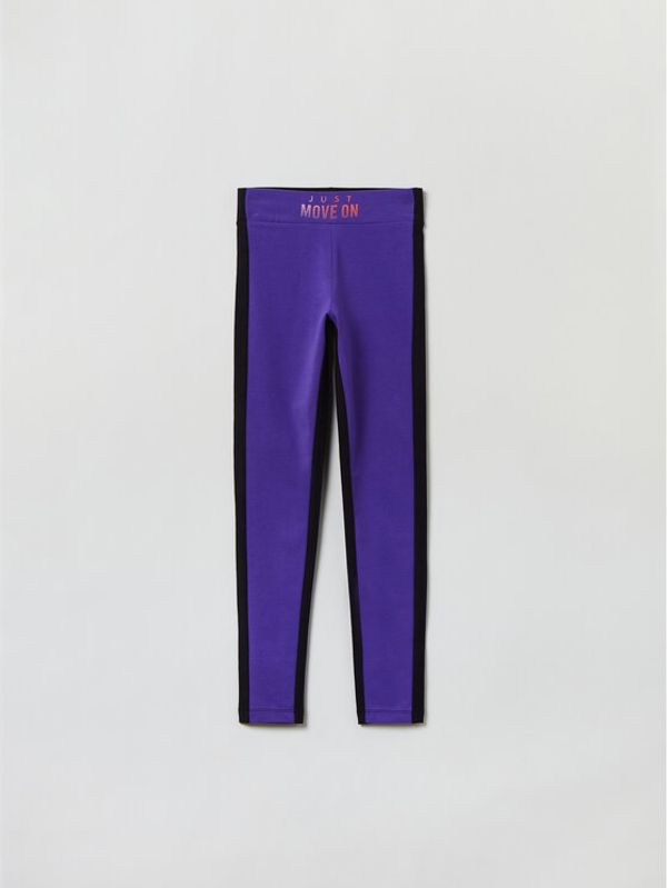 OVS OVS Leggings 1898239 Ljubičasta Slim Fit