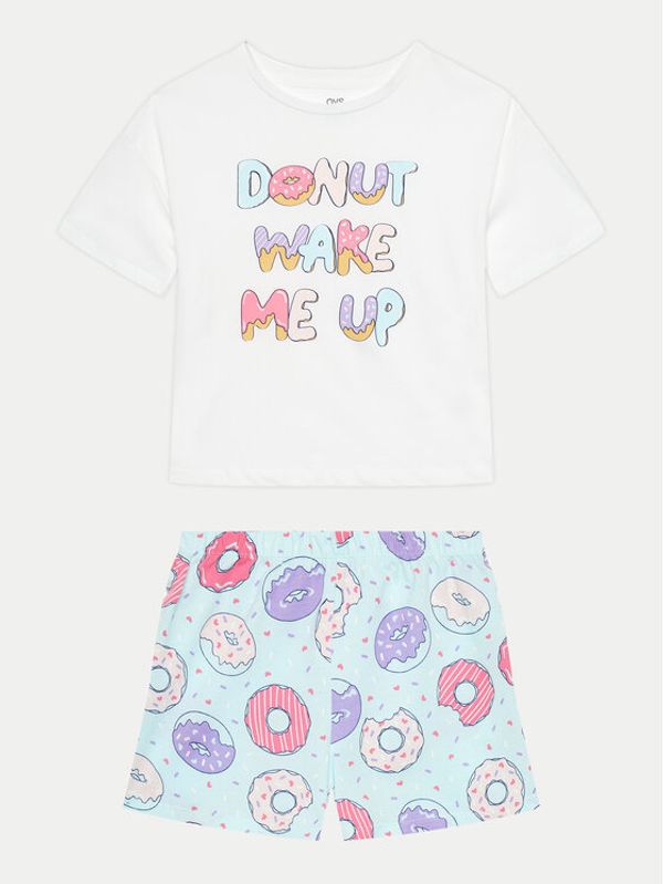 OVS OVS Pidžama 2037694 Bijela Regular Fit