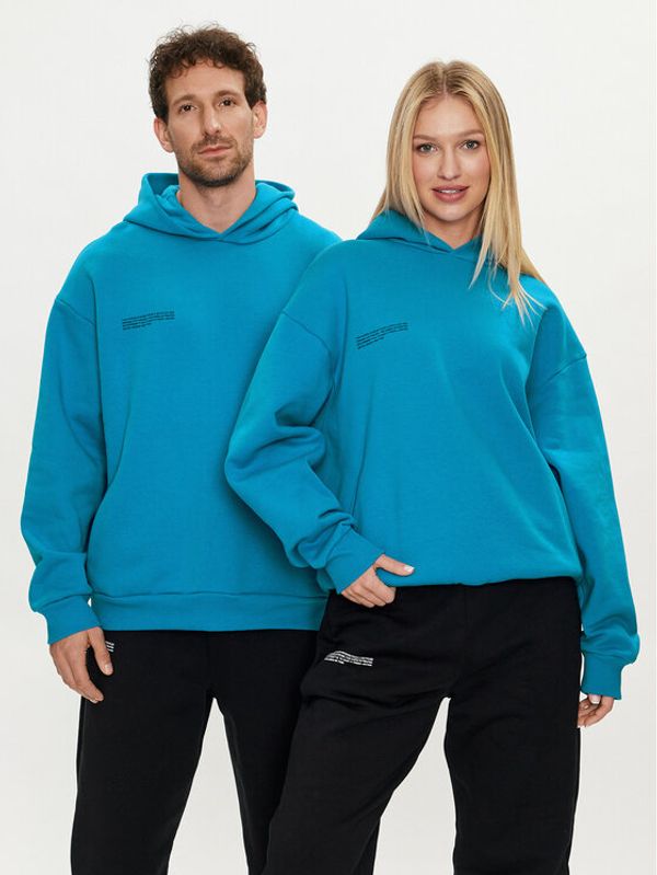 Pangaia Pangaia Majica dugih rukava Archive 365 Heavyweight Plava Loose Fit