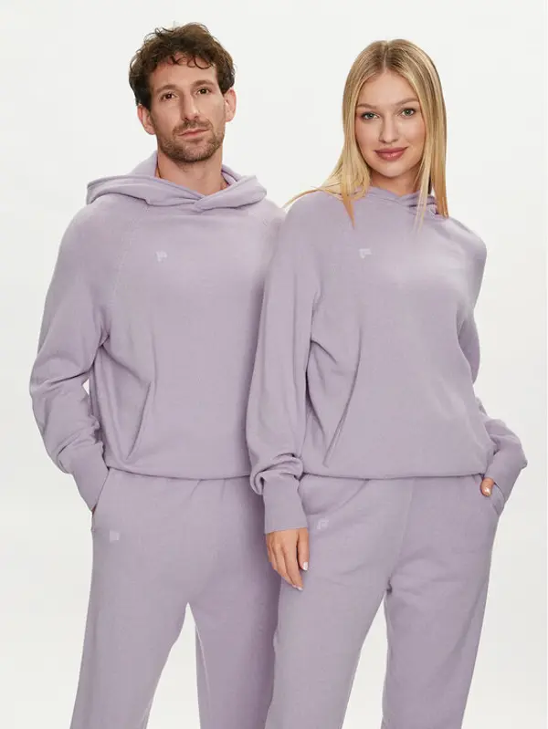 Pangaia Pangaia Majica dugih rukava Archive Recycled Cashmere Ljubičasta Loose Fit
