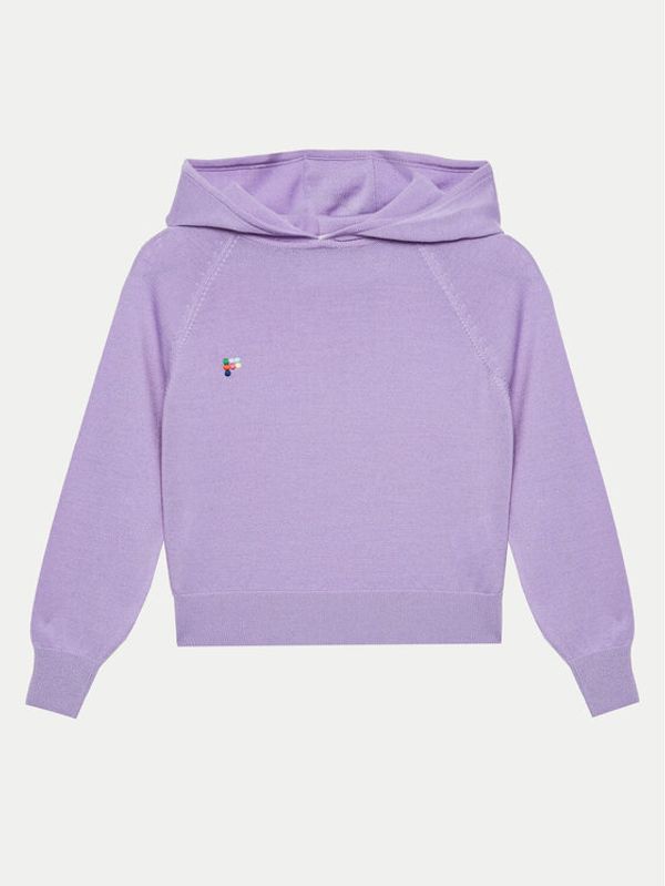 Pangaia Pangaia Majica dugih rukava Merino Ljubičasta Relaxed Fit