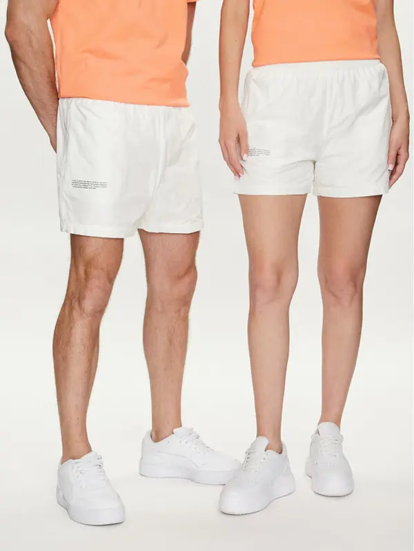 Pangaia Pangaia Sportske kratke hlače Enhanced Degradation Bijela Loose Fit