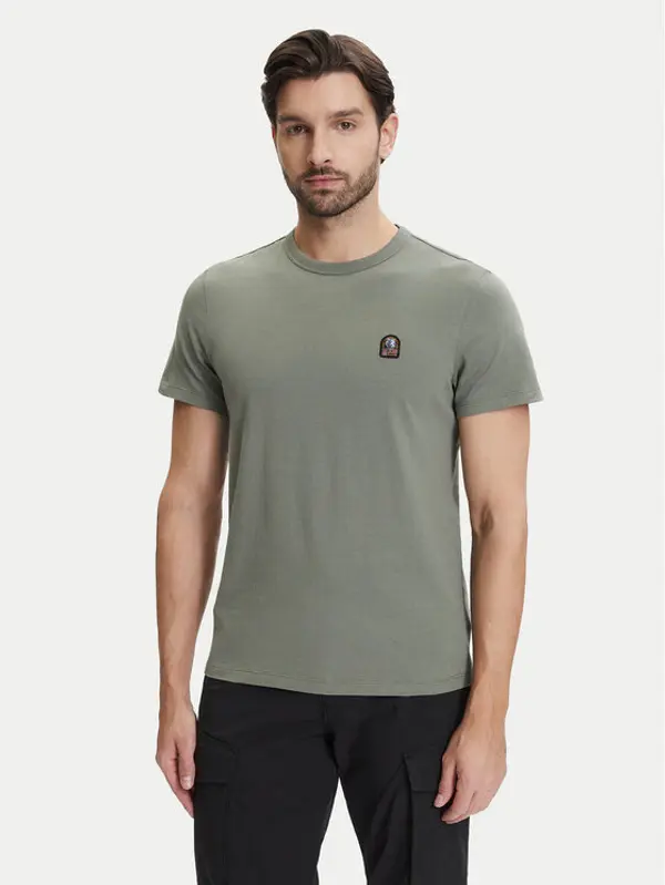 Parajumpers Parajumpers T-shirt 26SMPMTSRJ02 Zelena Regular Fit