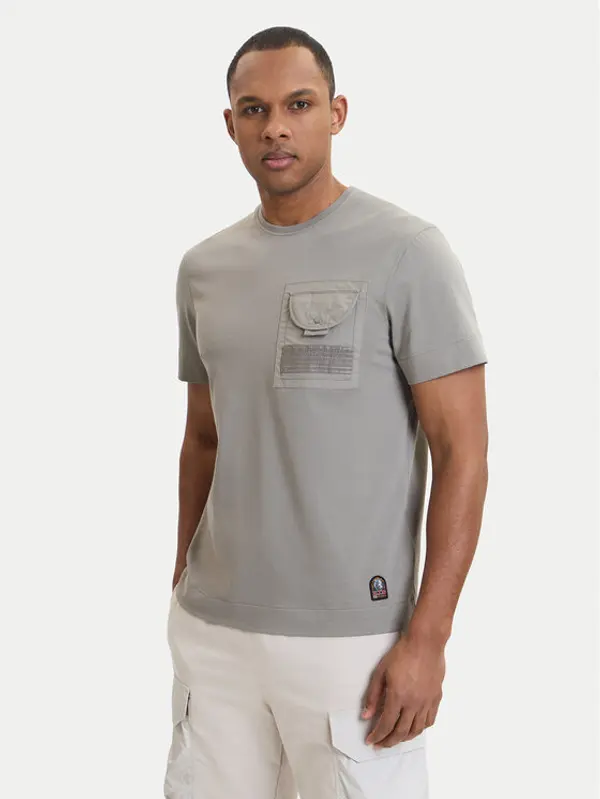 Parajumpers Parajumpers T-shirt Malham 26SMPMTSRY01 Bež Regular Fit