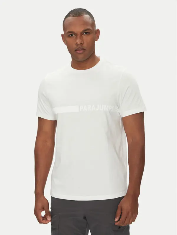 Parajumpers Parajumpers T-shirt Space 25SMPMTSXF05 Bijela Regular Fit