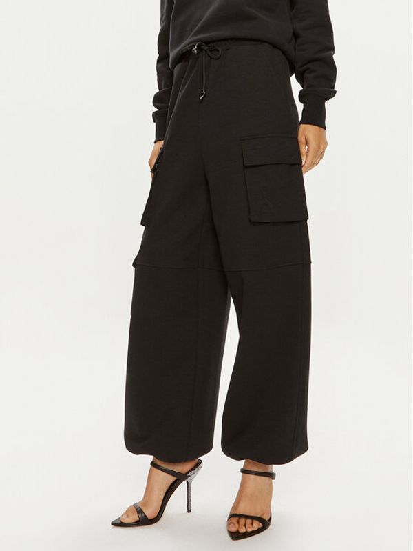 Patrizia Pepe Patrizia Pepe Donji dio trenerke 8P0617/J219-K103 Crna Relaxed Fit