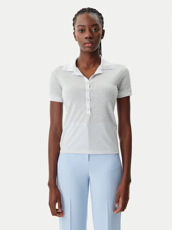 PATRIZIA PEPE Patrizia Pepe Džemper 8K0279/K128-W180 Srebrna Regular Fit