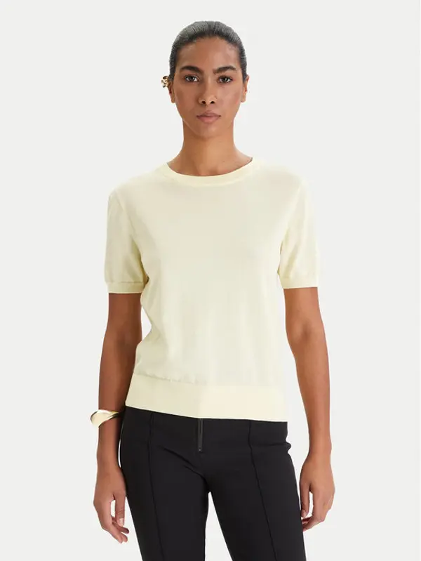 PATRIZIA PEPE Patrizia Pepe Džemper 8K0409/K027-Y478 Žuta Regular Fit