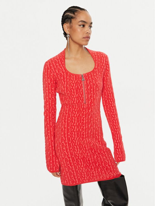 Patrizia Pepe Patrizia Pepe Džemper haljina 2A2822/K210-J4C4 Koraljna Regular Fit