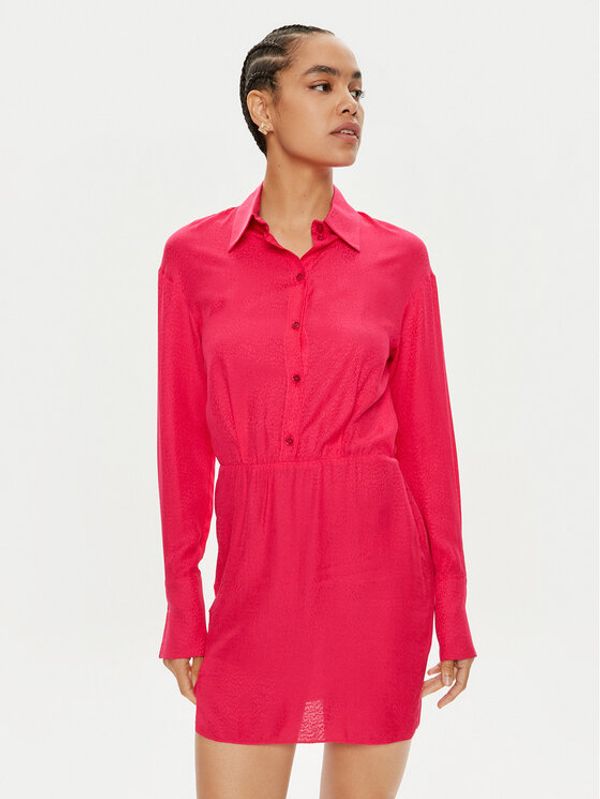 Patrizia Pepe Patrizia Pepe Haljina košulja 8A1272/AL65-M513 Ružičasta Regular Fit