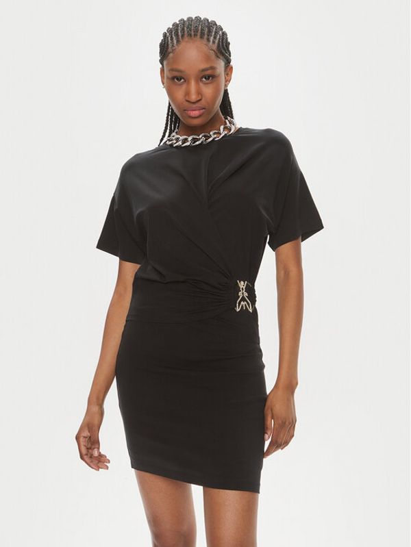 Patrizia Pepe Patrizia Pepe Haljina za svaki dan 2A2760/J206-K103 Crna Regular Fit