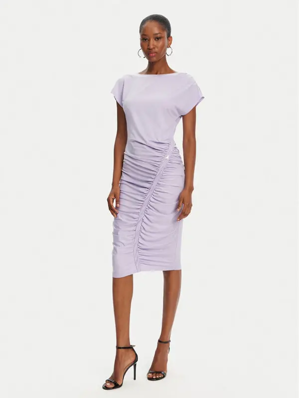 PATRIZIA PEPE Patrizia Pepe Haljina za svaki dan 2A2871/J294-M531 Ljubičasta Regular Fit
