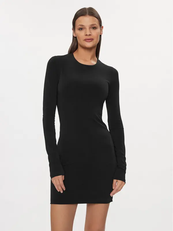 PATRIZIA PEPE Patrizia Pepe Haljina za svaki dan 8A1285/J113-K103 Crna A-Line Fit