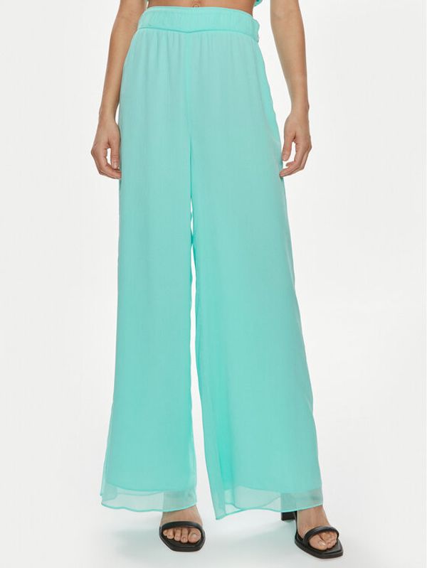 Patrizia Pepe Patrizia Pepe Hlače 2P1584/A061-CA03 Tirkizna Relaxed Fit