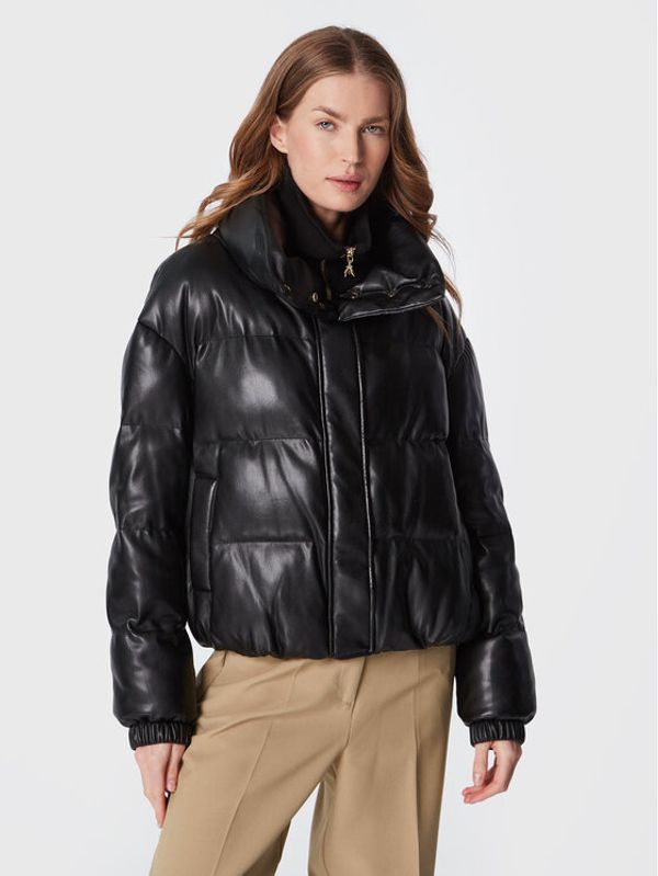 Patrizia Pepe Patrizia Pepe Jakna od imitacije kože 2O0022/E005-K103 Crna Regular Fit
