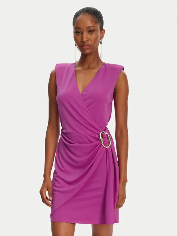 PATRIZIA PEPE Patrizia Pepe Koktel haljina 2A2918/J280-M530 Ružičasta Regular Fit