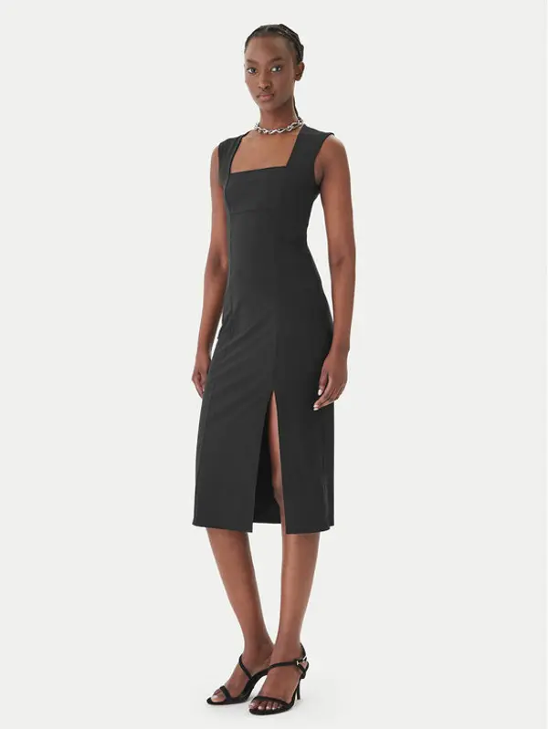 PATRIZIA PEPE Patrizia Pepe Koktel haljina 2A3010/JZ26-K103 Crna Regular Fit