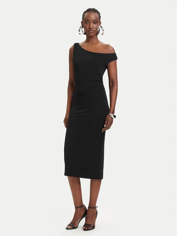 PATRIZIA PEPE Patrizia Pepe Koktel haljina 2A3040/J333-K103 Crna Regular Fit