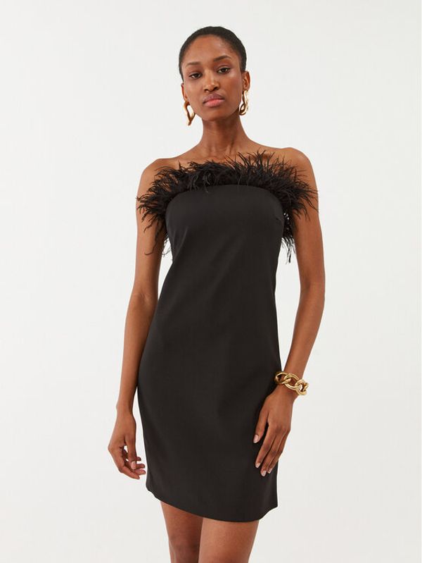 Patrizia Pepe Patrizia Pepe Koktel haljina 8A1227/A6F5-K103 Crna Slim Fit