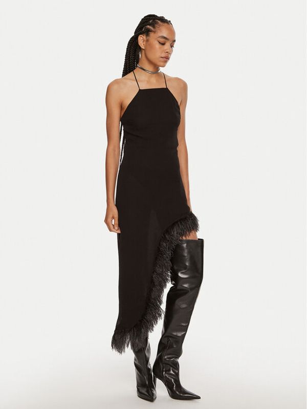 Patrizia Pepe Patrizia Pepe Koktel haljina 8A1384 A060 Crna Slim Fit