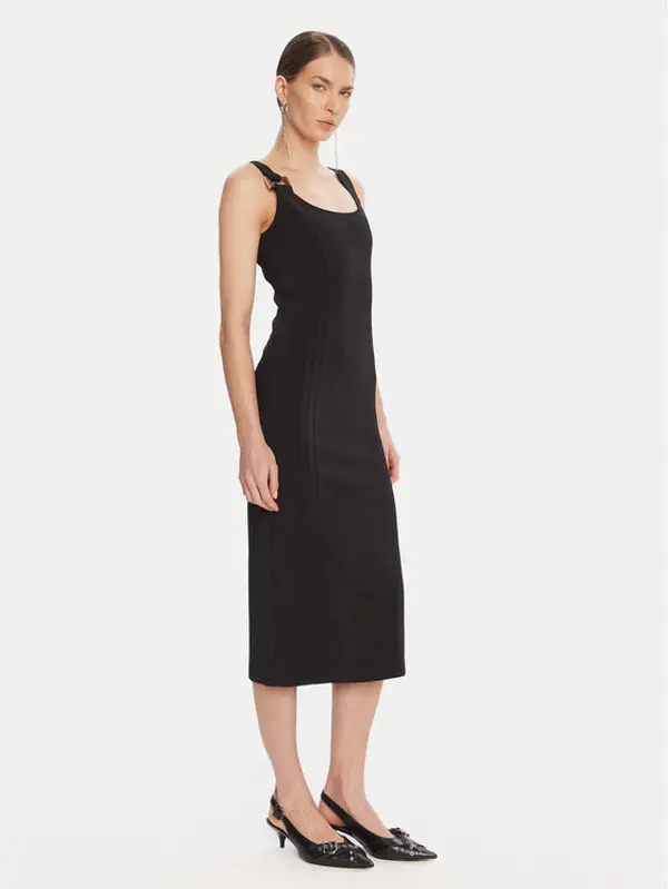 PATRIZIA PEPE Patrizia Pepe Koktel haljina 8A1514 A6F5 Crna Regular Fit