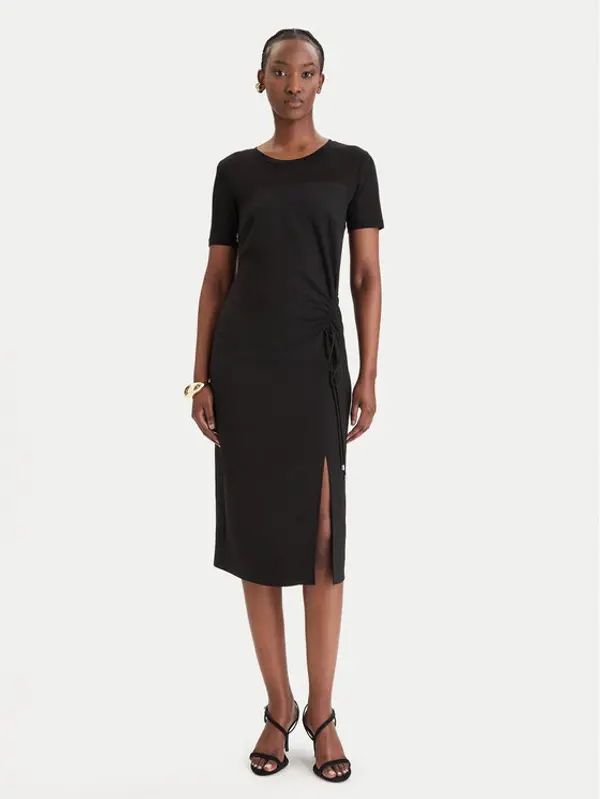 PATRIZIA PEPE Patrizia Pepe Koktel haljina 8A1596/A701-K103 Crna Regular Fit