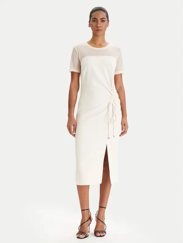 PATRIZIA PEPE Patrizia Pepe Koktel haljina 8A1596/A701-W409 Écru Regular Fit