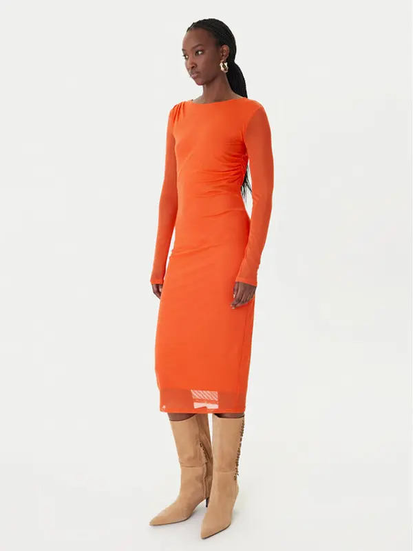PATRIZIA PEPE Patrizia Pepe Koktel haljina 8A1604/J376-R877 Narančasta Regular Fit